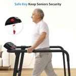 CIIHI Foldable Treadmill for Seniors with Heart Monitor