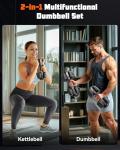 Adjustable Dumbbell Set 5-52.5lb for Home Gym
