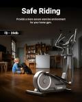 HARISON Bluetooth Elliptical Machine with 16 Resistance Levels