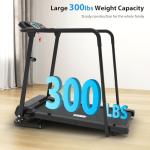 CIIHI Foldable Treadmill for Seniors with Heart Monitor