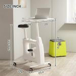 FLEXISPOT 3-IN-1 Adjustable Exercise Bike for Home
