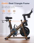 MERACH Magnetic Stationary Exercise Bike with App