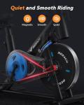 MERACH Magnetic Stationary Exercise Bike with App