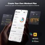 MERACH Quiet Magnetic Elliptical Trainer with 16 Resistance Levels