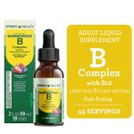 Spring Valley B Complex Vitamin B12 Liquid Supplement