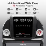 RHYTHM FUN Foldable Treadmill with Incline, 300 lbs