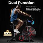 Sunny Health & Fitness Customizable Air Bike Trainer