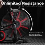 Sunny Health & Fitness Customizable Air Bike Trainer