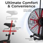 Sunny Health & Fitness Customizable Air Bike Trainer