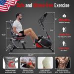 HARISON Pro Recumbent Exercise Bike with Bluetooth
