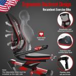 HARISON Pro Recumbent Exercise Bike with Bluetooth