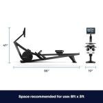 Hydrow Wave Upright Rowing Machine with Touchscreen