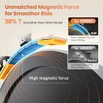 LUXECYCLES Adjustable Magnetic Exercise Bike for Home