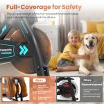 LUXECYCLES Adjustable Magnetic Exercise Bike for Home