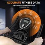 POOBOO Indoor Exercise Bike with Bluetooth and Comfort Seat