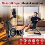 BOTORRO Air Magnetic Rowing Machine with Bluetooth Monitor