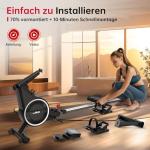 BOTORRO Air Magnetic Rowing Machine with Bluetooth Monitor