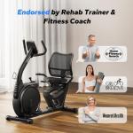 Smart Bluetooth Recumbent Exercise Bike for Home