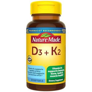 Vitamin D3 K2 Supplement for Bone & Muscle Health