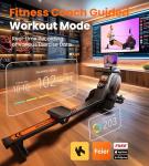 YOSUDA Foldable Magnetic Rowing Machine with LCD Monitor