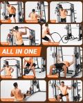 2200lbs Smith Machine with Cable & LAT System