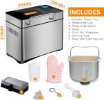 KBS Pro 17-in-1 Stainless Steel Bread Maker