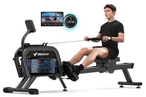 Merach Bluetooth Water Rowing Machine with App