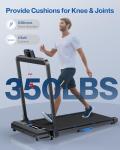 Voice-Controlled Under Desk Walking Pad Treadmill