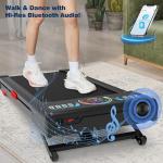 TRAILVIBER Under Desk Treadmill with Auto Incline