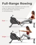 Sunny Health & Fitness Magnetic Rowing Machine Plus App