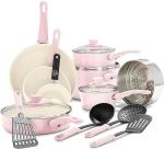 Soft Grip 16-Piece Nonstick Cookware Set