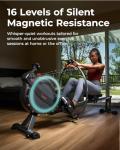 Sunny Health & Fitness Magnetic Rowing Machine Plus App
