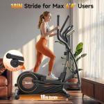 Niceday Home Elliptical Trainer with 18" Stride