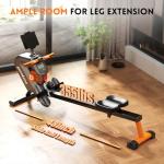 350 LBS Magnetic Rowing Machine with LCD Monitor