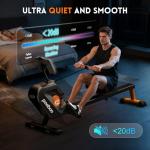 350 LBS Magnetic Rowing Machine with LCD Monitor