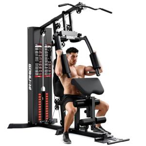 GOIMU M1 Home Gym Station with 140LBS Weight Stack