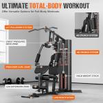 GOIMU M1 Home Gym Station with 140LBS Weight Stack