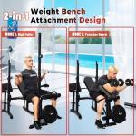 Adjustable Weight Bench for Full Body Workouts