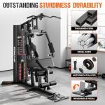 GOIMU M1 Home Gym Station with 140LBS Weight Stack