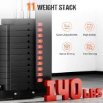 GOIMU M1 Home Gym Station with 140LBS Weight Stack