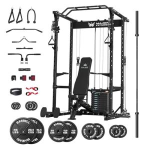 Multi-Function Power Rack with Pull-Up Bar