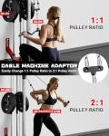 Goimu Wall Mount Cable Crossover Machine for Home Gym