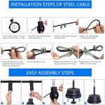 LFJ Lat Pull Down Cable Machine Pulley System