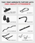 Goimu Wall Mount Cable Crossover Machine for Home Gym