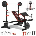 1500lbs 6-in-1 Weight Bench Set with Leg Extension