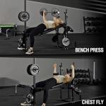Mikolo 8-in-1 Multi-Function Weight Bench Set