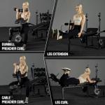 Mikolo 8-in-1 Multi-Function Weight Bench Set