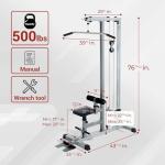 Yes4All LAT Pull Down and Row Machine