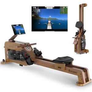 BOTORRO Water Rowing Machine with Adjustable Resistance