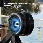 YOSUDA Air Magnetic Rowing Machine with Dual Resistance